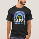 Happy Hanukkah Chanukah Rainbow Menorah Jewish Hol T-Shirt<br><div class="desc">Happy Hanukkah Chanukah Rainbow Menorah Jewish Holiday  17</div>