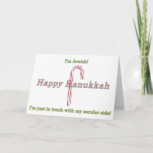 Happy Hanukkah Christmas Card (Front)