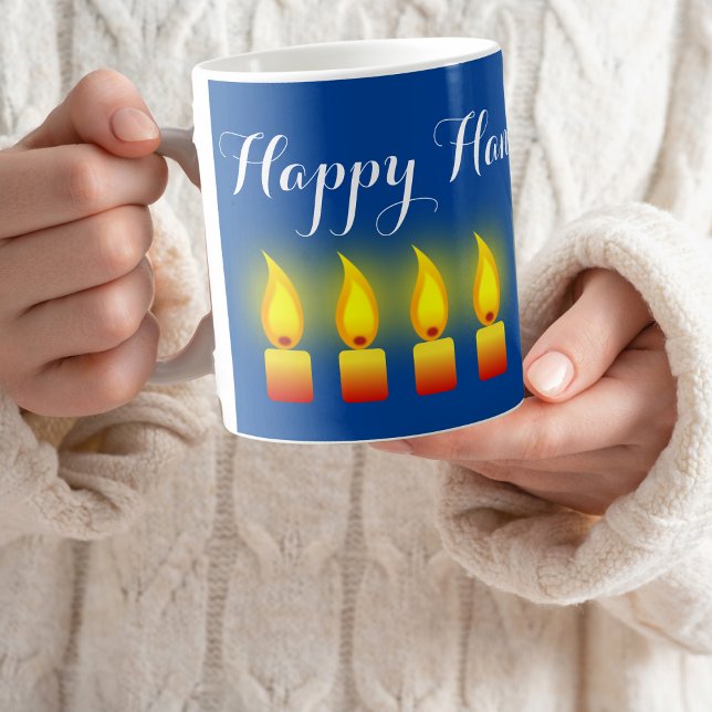 Happy Hanukkah Coffee Mug (Creator Uploaded)