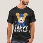 Happy Hanukkah Corgi Dog Holiday Ugly Hanukkah Swe T-Shirt<br><div class="desc">Happy Hanukkah Corgi Dog Holiday Ugly Hanukkah Sweater</div>