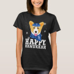 Happy Hanukkah Corgi Dog Holiday Ugly Hanukkah Swe T-Shirt<br><div class="desc">Happy Hanukkah Corgi Dog Holiday Ugly Hanukkah Sweater</div>