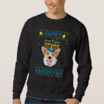 Happy Hanukkah Corgi Dog Ugly Hanukkah Sweater<br><div class="desc">Happy Hanukkah Corgi Dog Ugly Hanukkah Sweater</div>