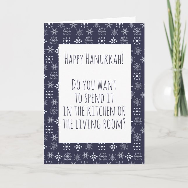 Happy Hanukkah Covid 2020 Quarantine Card (Front)