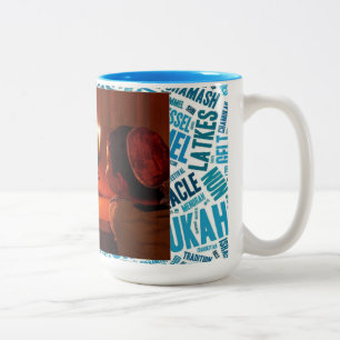 Happy Hanukkah Custom Photo Coffee Cup