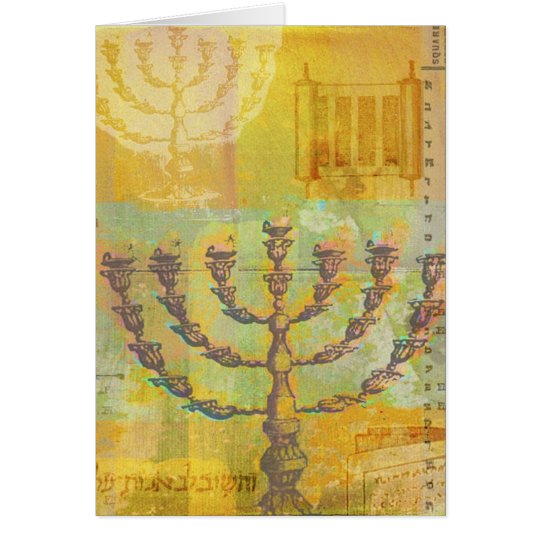 Happy Hanukkah Customisable GIfts and Tees Card