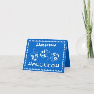 Happy Hanukkah Customisable Holiday Card