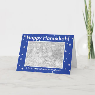 HAPPY HANUKKAH! Customisable My Dog Votes Card