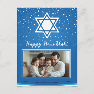 🕎 Happy Hanukkah, customisable Postcard