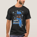 Happy Hanukkah Dachshund Dog Holiday Adults Kids T-Shirt<br><div class="desc">Happy Hanukkah Dachshund Dog Holiday Adults Kids</div>