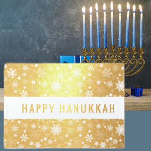 Happy Hanukkah Foil Card