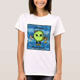 Happy Hanukkah   Funny Holiday Pickle    T-Shirt