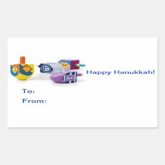 Happy Hanukkah Gift Label Stickers
