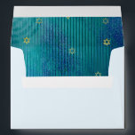 Happy Hanukkah. Gold Menorah Custom Envelopes<br><div class="desc">Happy Hanukkah. Festive Gold Foil Menorah Design Personalised Envelopes. Matching cards and gifts available in the Jewish Holidays | Hanukkah Category of our store.</div>