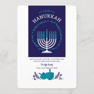 Happy Hanukkah Greeting Card