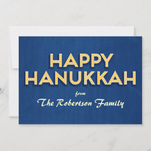Happy Hanukkah Greeting Card