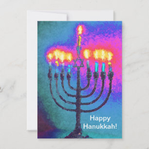 Happy Hanukkah! Gretting or thank you card.  Card