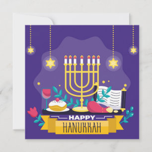 Happy Hanukkah Holiday Card