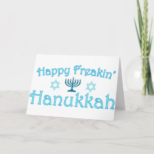 happy hanukkah holiday card