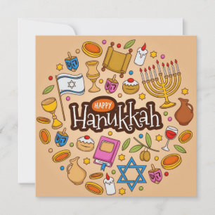 Happy Hanukkah Holiday Card