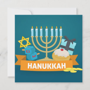 Happy Hanukkah Holiday Card