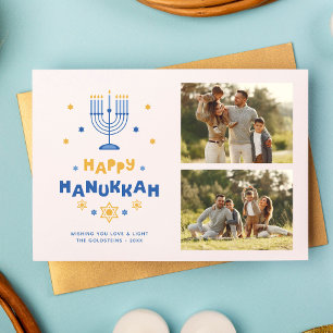 "Happy Hanukkah"  Holiday Card
