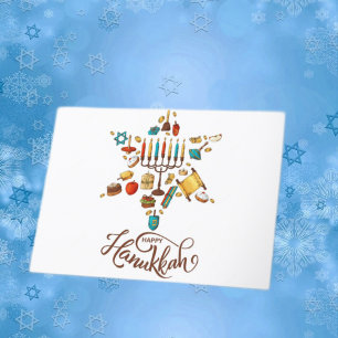 Happy Hanukkah Holiday Card