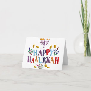 Happy Hanukkah Holiday Card