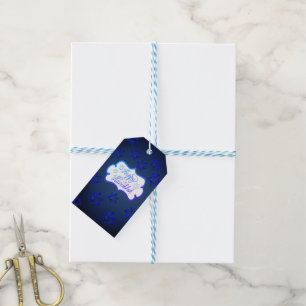 HAPPY HANUKKAH Holiday CUSTOMIZABLE Gift Tag
