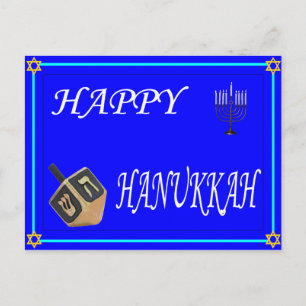 Happy Hanukkah Holiday Postcard