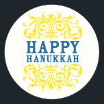 Happy Hanukkah Holiday Stickers<br><div class="desc">Happy Hanukkah!</div>