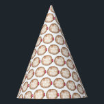 Happy Hanukkah Jelly Doughnut Sufganiyot Chanukah Party Hat<br><div class="desc">Party hat features an original marker illustration of a delicious jelly doughnut. Perfect for Hanukkah holiday celebrations!

Don't see what you're looking for? Need help with customisation? Click "contact this designer" to have something created just for you!</div>