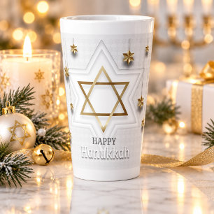 Happy Hanukkah Latte Mug