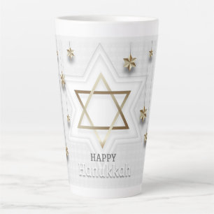 Happy Hanukkah Latte Mug