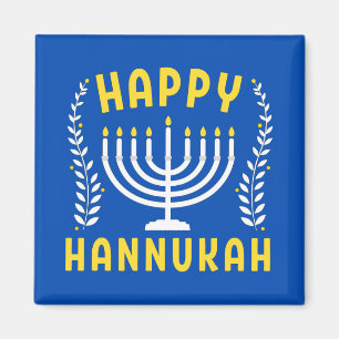 Happy Hanukkah Magnet