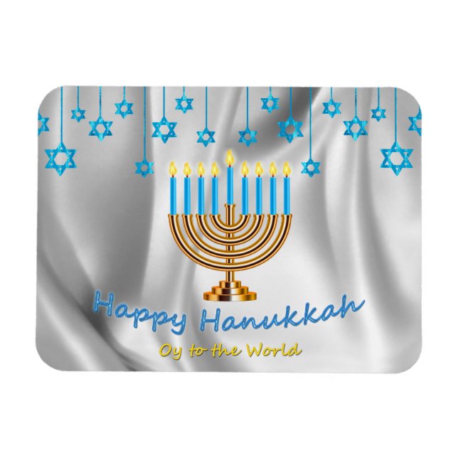 Happy Hanukkah Magnet (Horizontal)