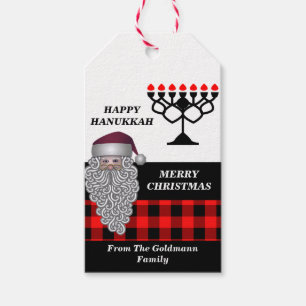 Happy Hanukkah & Merry Christmas Gift Tags