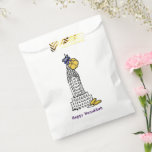 Happy Hanukkah New York City NYC Chanukah Gelt Favour Bag<br><div class="desc">Gift bag features an original marker illustration of a classic NYC landmark skyscraper "dressed up" for the holiday season with gold Hanukkah gelt!

Don't see what you're looking for? Need help with customisation? Contact Rebecca to have something designed just for you.</div>
