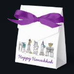 Happy Hanukkah NYC New York City Chanukah Holiday Favour Box<br><div class="desc">Features an original pen-and-ink illustration of various New York City landmarks "dressed up" for the holiday season. Perfect for Hanukkah!

Don't see what you're looking for? Need help with customisation? Contact Rebecca to have something designed just for you.</div>
