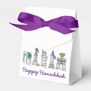 Happy Hanukkah NYC New York City Chanukah Holiday Favour Box