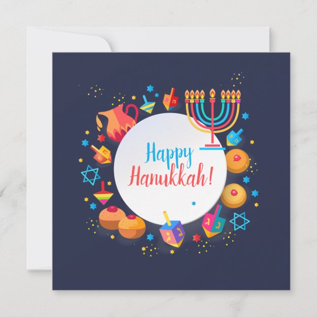 Happy Hanukkah Party Beautiful Decoration (Front)