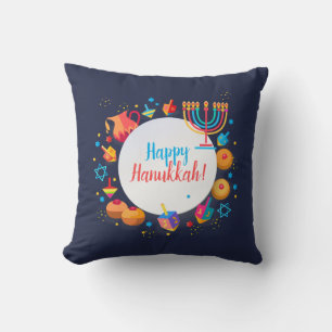 Happy Hanukkah Party Beautiful Decoration Cushion
