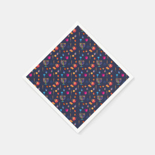 Happy Hanukkah Party Beautiful Decoration Napkin