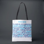 HAPPY HANUKKAH Personalised Holiday Wishes  Tote B Bag<br><div class="desc">Our HAPPY HANUKKAH Holiday Wishes Tote says it all (really) ! This practical bag is a fantastic way to share your good wishes for a Happy Chanukah. A great gift that is sure make people smile. Includes LOVE LIGHT LAUGHTER. I have a little dreidel, Shine Bright, and Light up the...</div>
