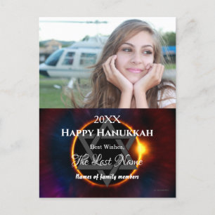Happy Hanukkah Photo Postcard- HAMbWG Holiday Post Postcard