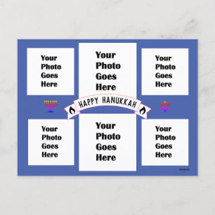 Happy Hanukkah Picture Postcard HAMbWG