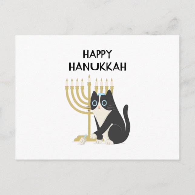 HAPPY HANUKKAH POSTCARD (Front)