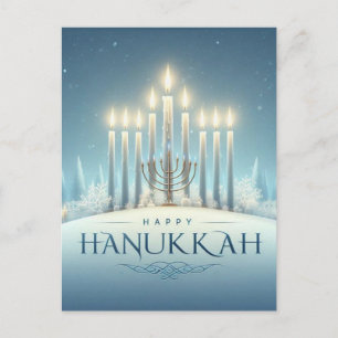 Happy Hanukkah Postcard