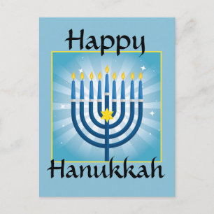 Happy Hanukkah Postcard