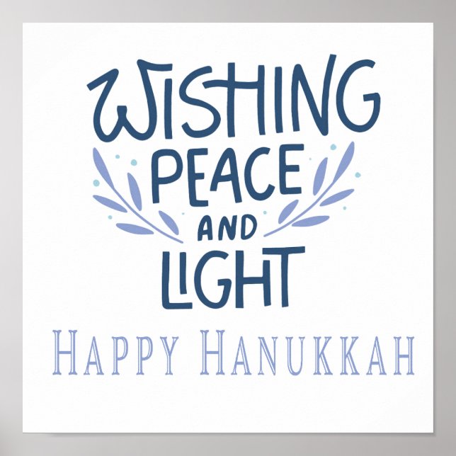 Happy Hanukkah Poster (Front)