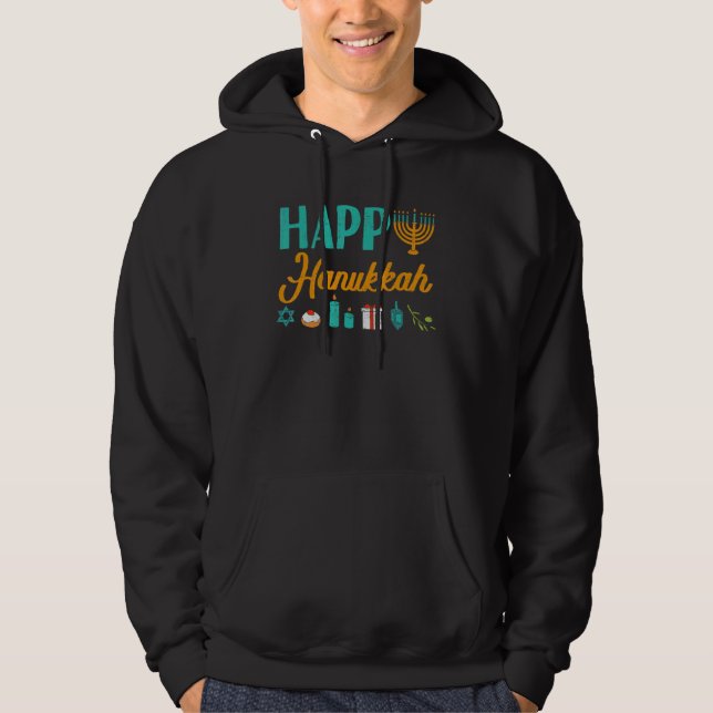 Happy Hanukkah Presents Hoodie (Front)